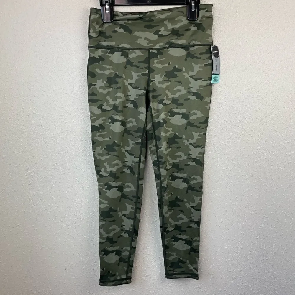 NWT Ideology Camo Athletic 7/8 Length High Rise Leggings Size M